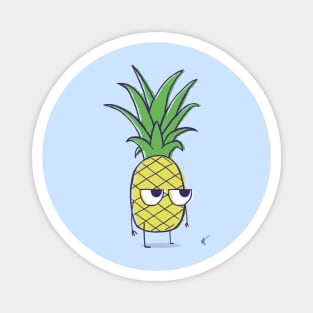 Unimpressed Pineapple Magnet